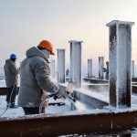 Огнезащита металлоконструкций однокомпонентной краской на органической основе при температуре до -15 °C